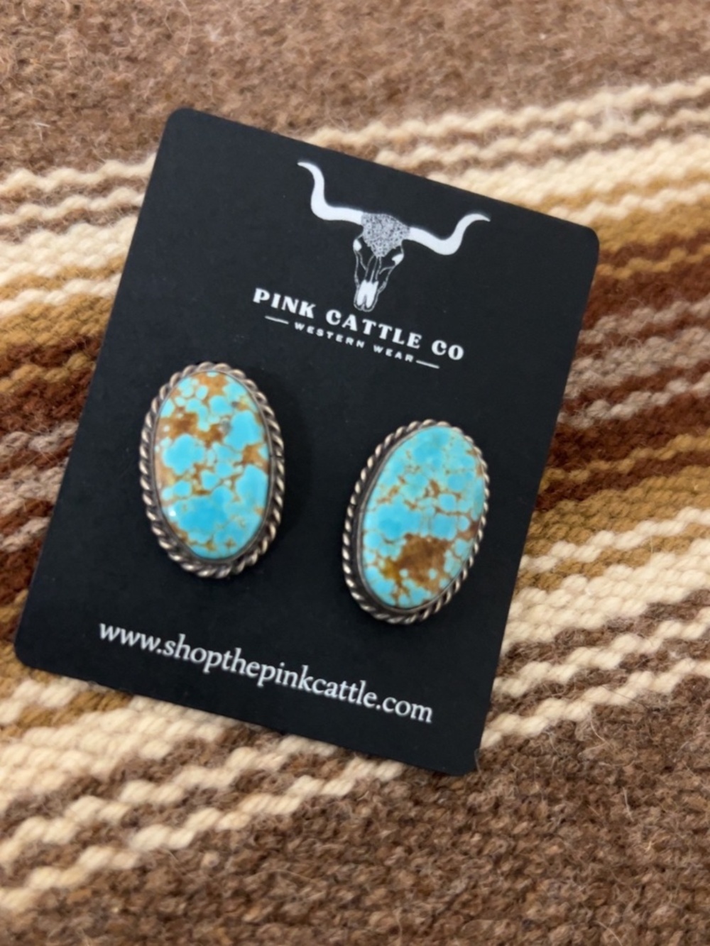 #8 Oval Studs *Native Earrings